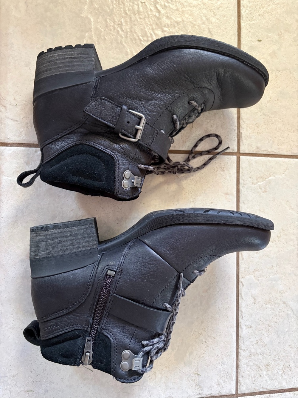 Merrell Women's Shiloh II Waterproof Black Leather Boots - Picture 4 of 7
